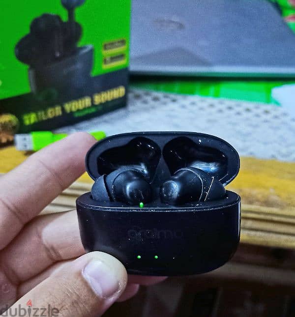 سماعات oraimo freebuds 3c سوداء 1