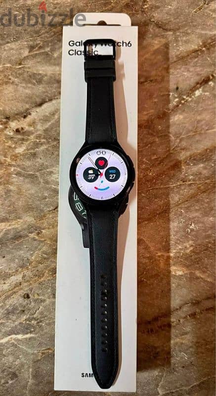 Samsung Galaxy Watch 6 Classic (Black Leather Strap) 0