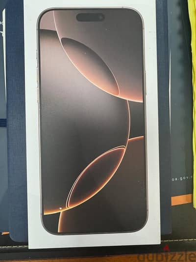 iphone 16 pro max, 256 Gb, Desert titanium, UAE version