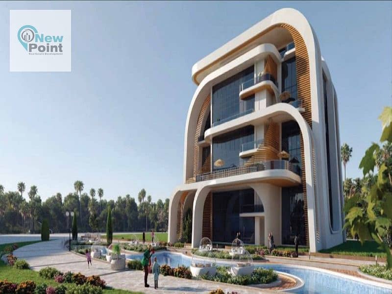 With a 10% down payment, own a 164-square-meter apartment, finished with air conditioners and a kitchen, in Talah, in the Administrative Capital 6