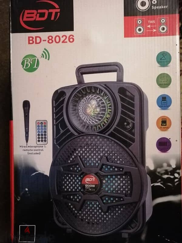 اسبيكر BDT - BD - 8026   1200W 3