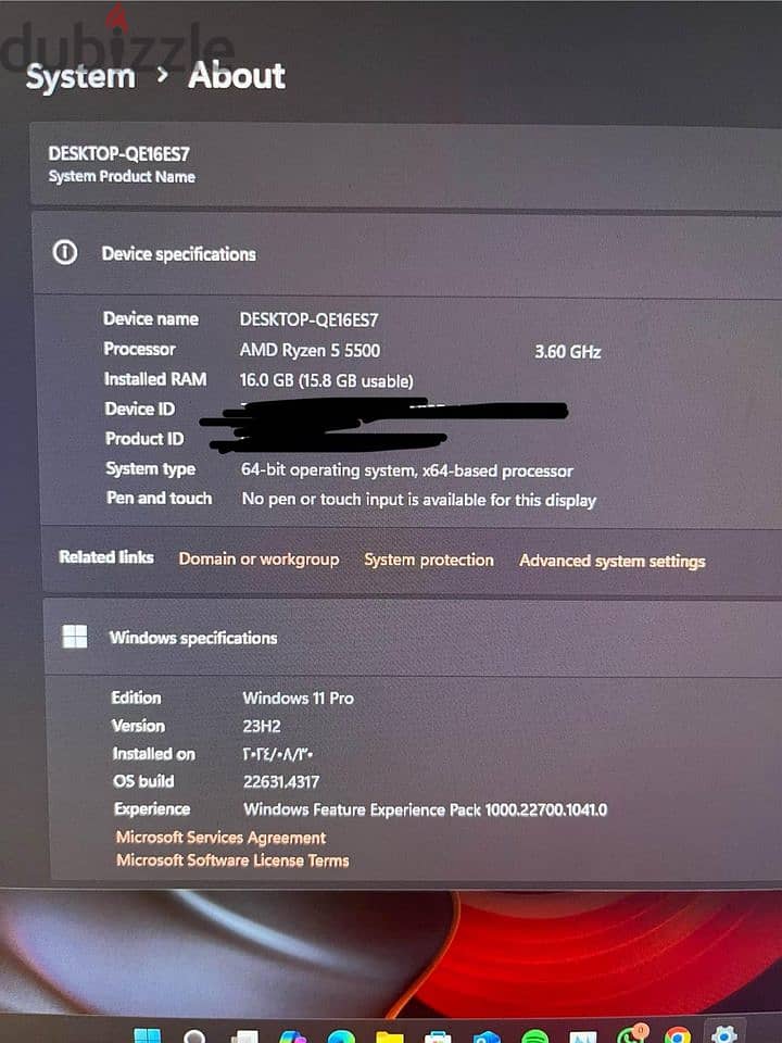 Gaming pc RTX 4060 - RYZEN 5 5500 جهاز جيمنج 3