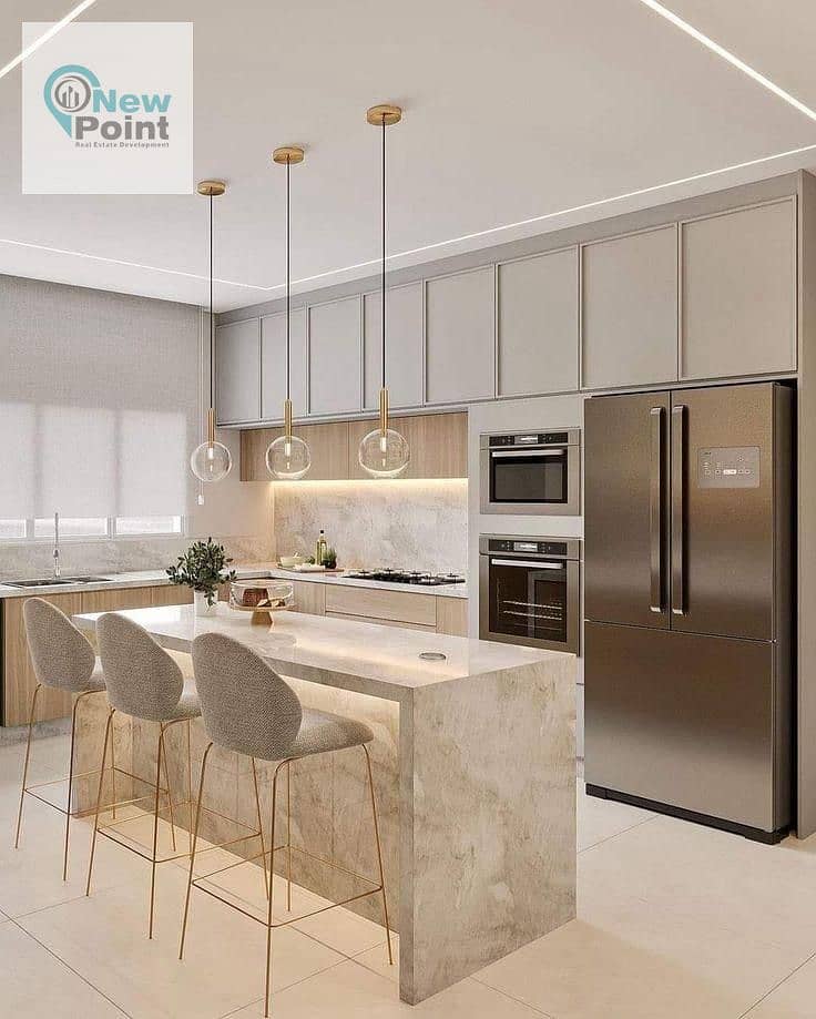 At the first offering price in the most distinguished projects of Marakez Company and in installments over 8 years, a fully finished ultra super delux 1