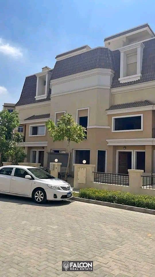 villa 206m for sale in sarai comopund NEW CAIRO . doscount 40% 5