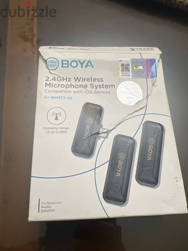 ميكروفون Boya wireless 2