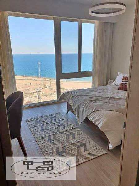 4 Rooms Finished Villa With Garden Directly On The Sea For Sale in Telal Sokhna 11