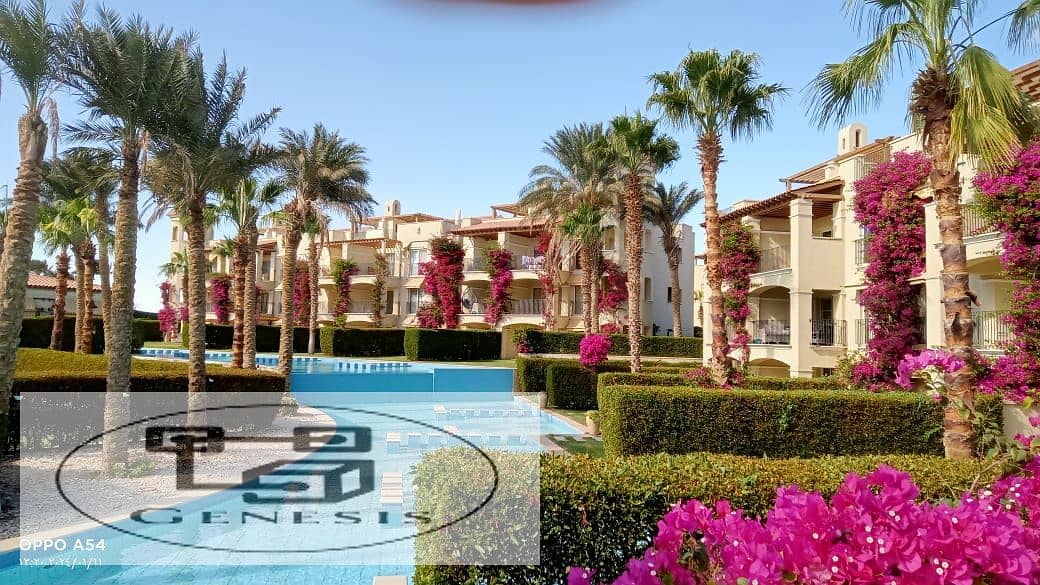 شقة 2 غرفة نوم بجاردن + Pool تشطيب فاخر في فيراندا سهل حشيش Veranda 8