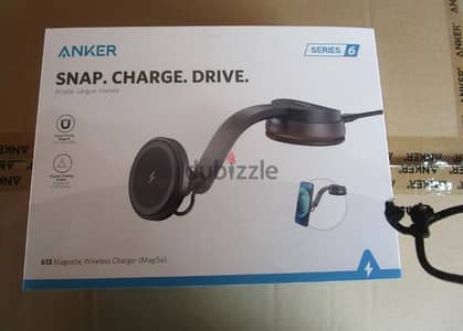 Anker Wireless iphone Car Charger New 10w شاحن انكر لاسلكي جديد متبرشم