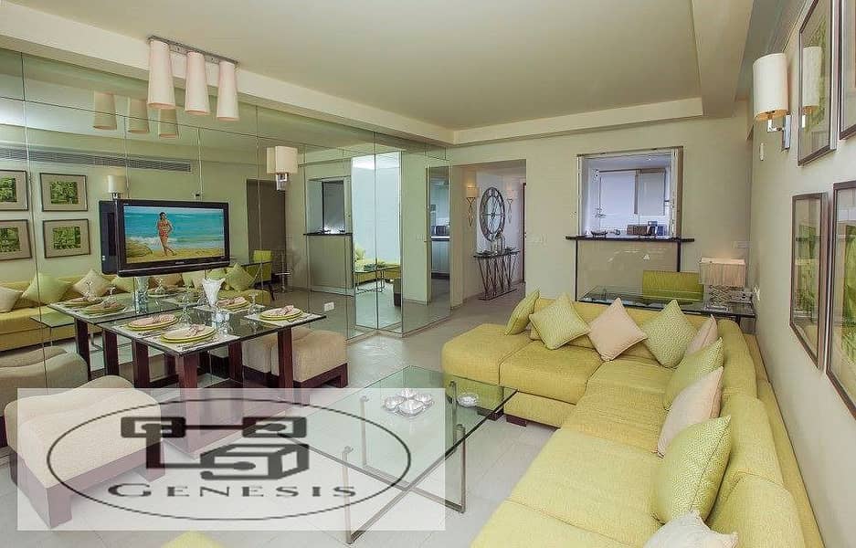 Apartment with garden + swimming pool fully finished 112m in Veranda Sahl Hasheesh 16