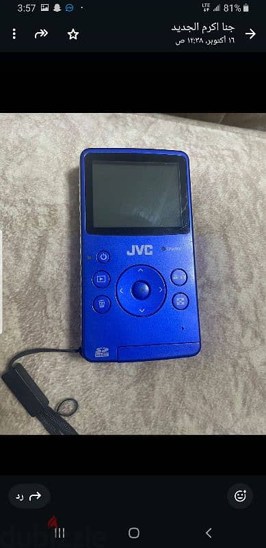 jvc كاميرا  كارت ميمري صغيره ممتازه