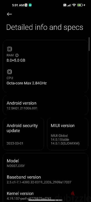 Xiaomi MI 10 T 5G 128GB ROM 8+5 GB RAM