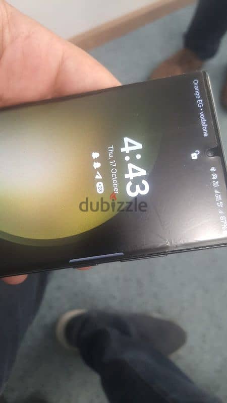 S23 ultra 12.256 شريحتين لون زيتي 5