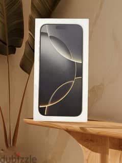 iphone 16 pro max natural titanium استعمال ٣ اسابيع كرتونه عربي 0