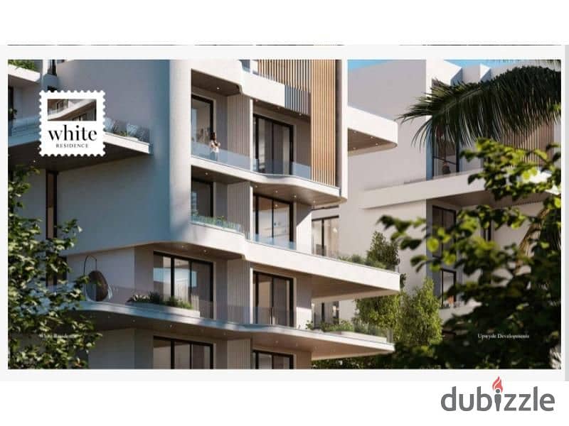 دوبلكس نصف مشطبه 221م + جاردن White Residence بالتجمع 5