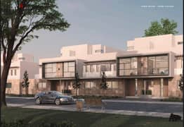 Live in KARMA GATES, a resale villa with a landscape view, in installments, prime location, direct on Dahshur Street 0