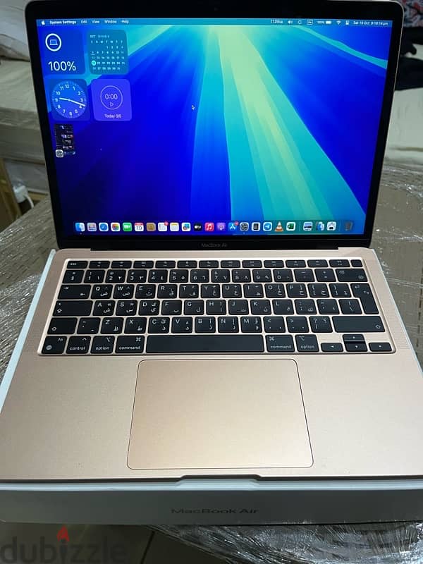 MacBook Air 2020 M1 96% KSA Full box ماك بوك اير ام ١ 15