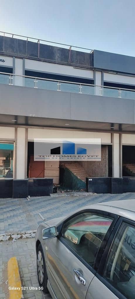 Duplex shop for rent 150 SQM fully finished on South 90th Street - New Cairo 2