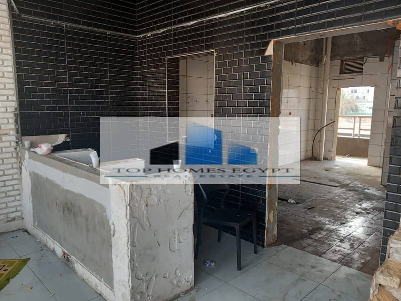 Duplex shop for rent 150 SQM fully finished on South 90th Street - New Cairo 8