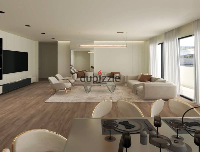 A 200 sqm fully finished apartment with a landscape view, north-facing for optimal breeze, located in front of Al Ahly Club. 6