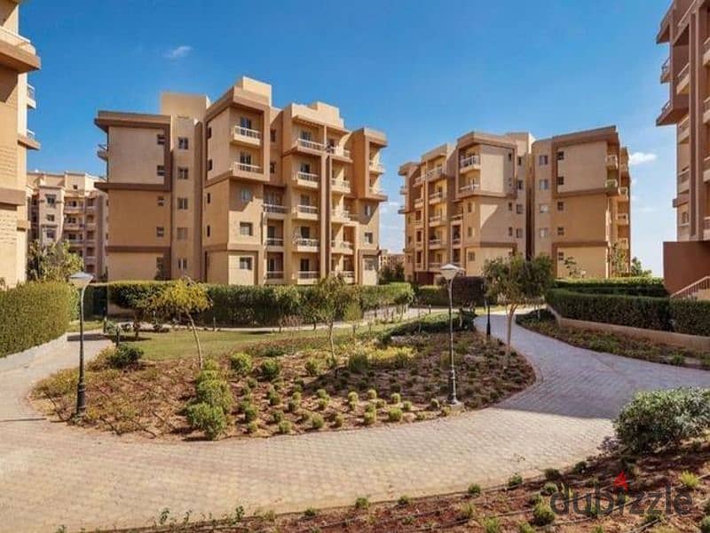 Apartment for sale in Ashgar City, 2 bedrooms and 2 bathrooms, with a 25% discount for cash, ready for viewing, with a landscape view and a fully serv 0