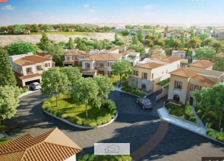 For Uo Town Cairo lovers, the most prime location villa in the entire project, directly on the golf course 2