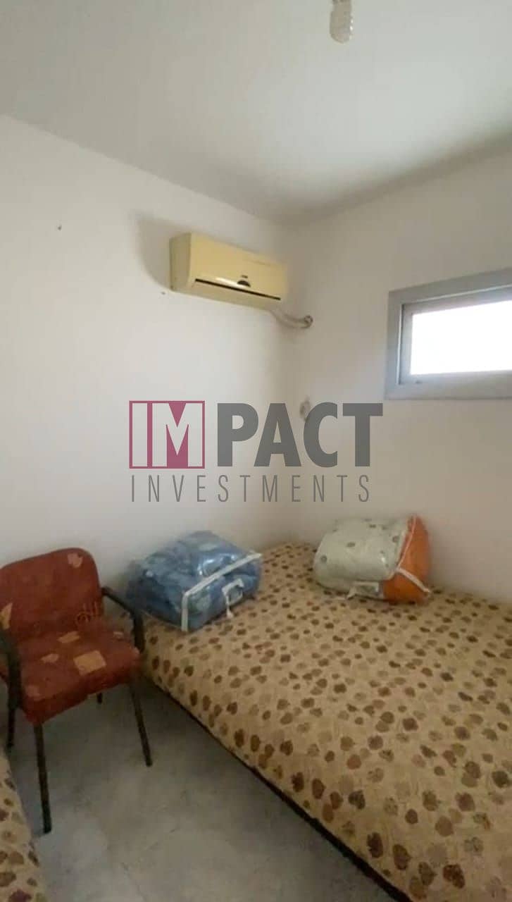 Al Hijaz Village in Ain Sokhna, a chalet for sale overlooking the sea, furnished with air conditioners  - The chalet has an area of ​​70 square meters 1