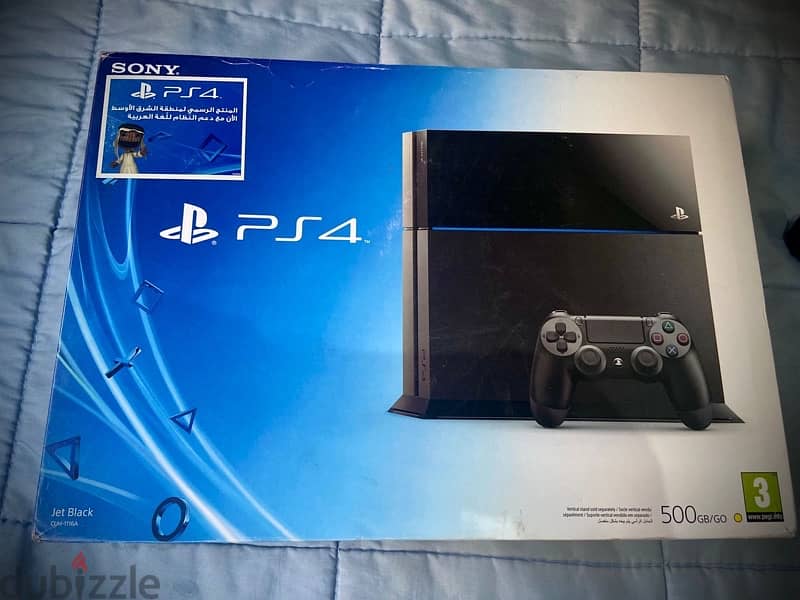 PS4 FAT 500 GB + 3controlles + 5 CDs 3