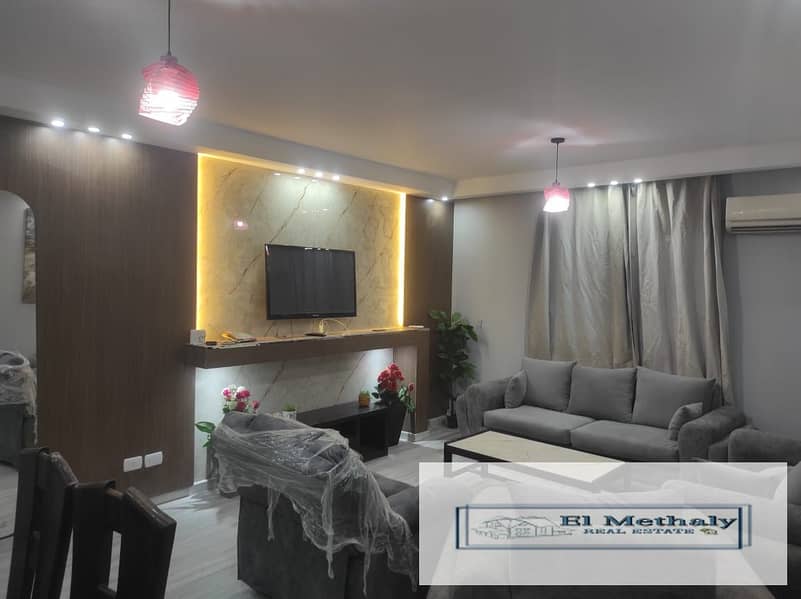 Furnished apartment for rent in Al Rehab City 8