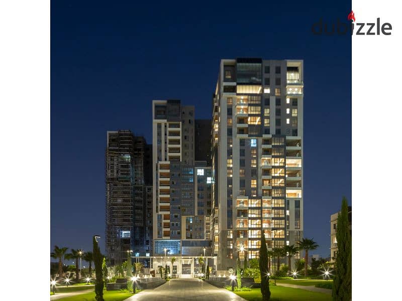 Apartment for sale in Courtyard Marakez , next to Mall of Arabia 3