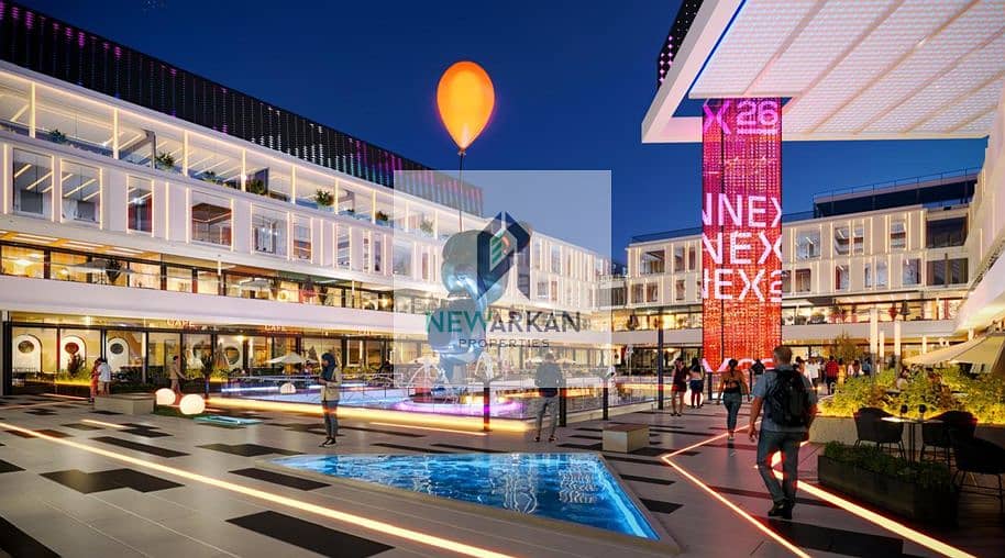 Invest and own a shop ground floor on the axis directly in 6th October City, with 522K advance and instalments for the longest period 8