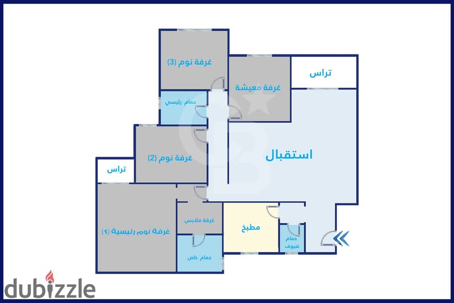 Apartment for sale, 160 sqm, Alex West Compound 3