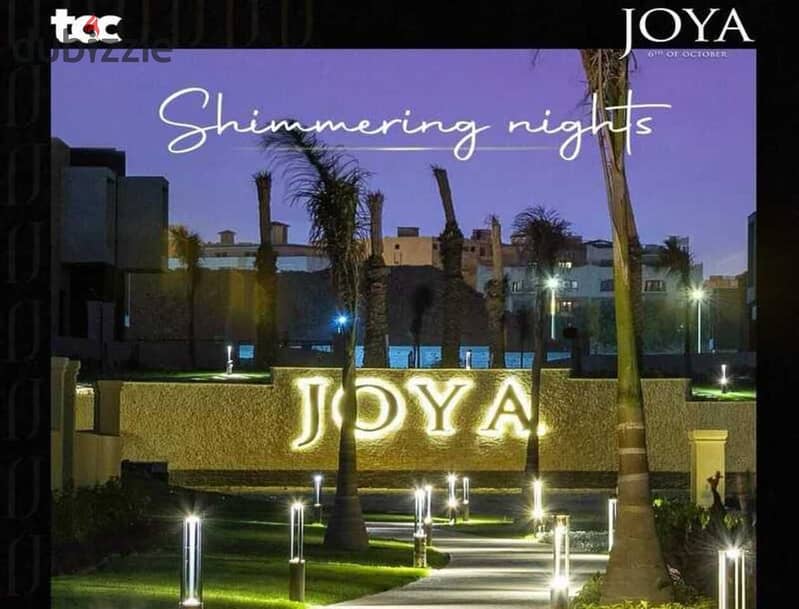 Ready-to-move 225m² apartment in JOYA Compound, located in front of Nile University and next to Palm Hills. 2