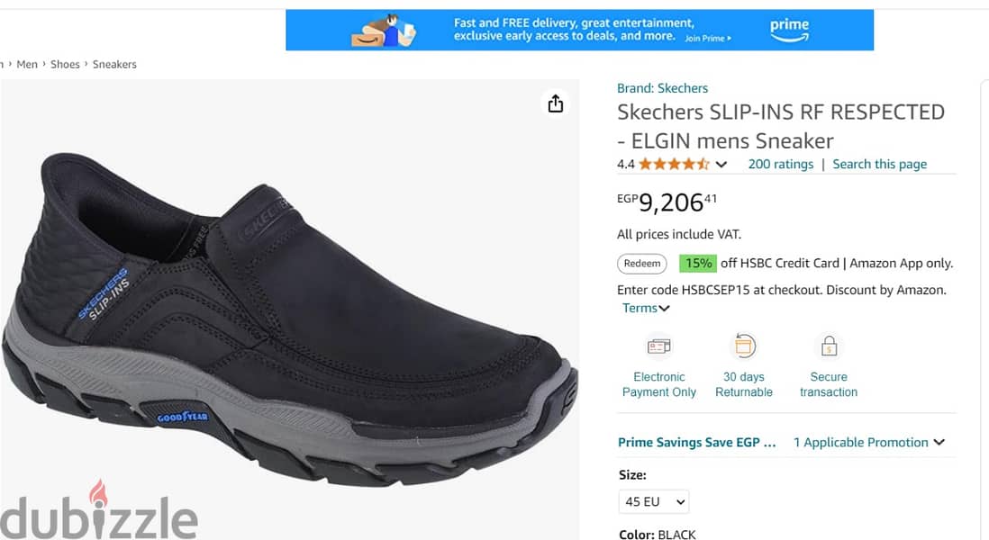 Skechers SLIP-INS RF RESPECTED - ELGIN mens Sneaker - حذاء سكتشرز 4