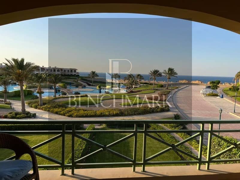 Chalet 130m with Garden view directly on the sea ultra super lux finishing for sale in La Vista Village 6 Ain Sokhna the new phase in installments 14