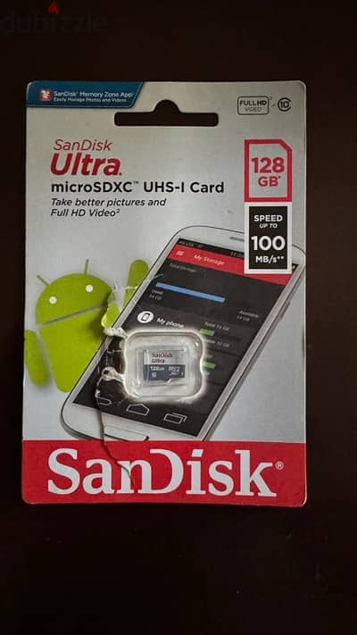 SanDisk Ultra microSDXC UHS-I Memory, 128GB