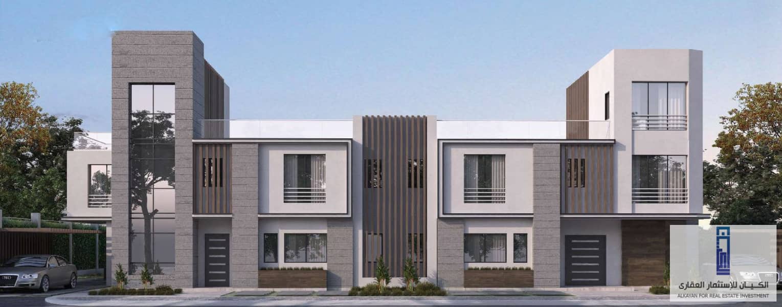 Villa at the price of an apartment, with 10-year installments, behind Mall of Arabia, Sheikh Zayed, Park Valley Compound 7