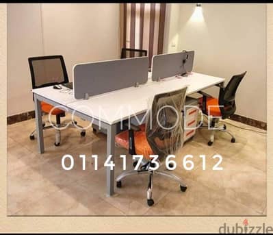 خلية عمل رباعية ،مكاتب موظفين ،بارتيشن ،ورك ستيشن ،work station,