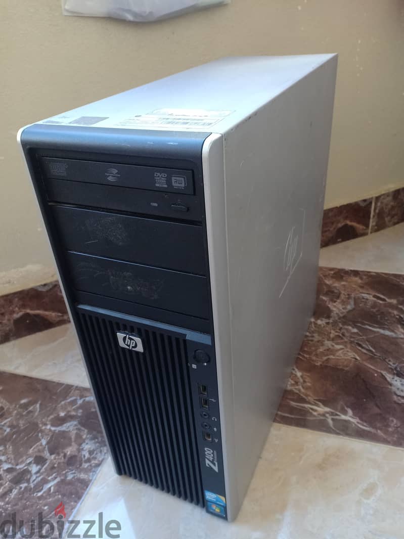 كيسة HP Z400 بمعالج اعلي من i5 سادس 0