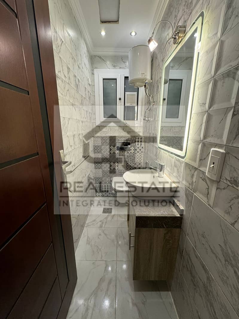 Apartment in a garden in Hyde Park, Fifth Settlement, for rent, 155 square meters, 3 rooms, lowest price, rent in Market View Landscape, Prime Locati 6