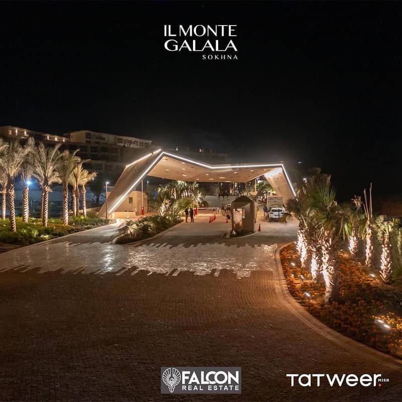 For sale a chalet in the heart of Ain Sokhna, in the most distinguished village of ELMONTE, fully finished, 5 minutes to the center of Galala City. 4