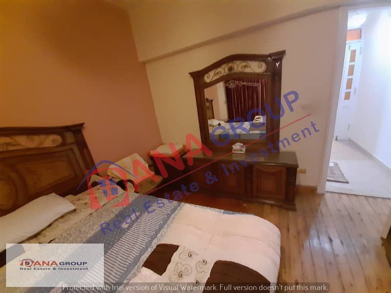 For rent a furnished apartment 150m ground floor in garden in the first phase Beverly Hills Meter +100 Garden Two  2 bathrooms  Fully furnished with a 2