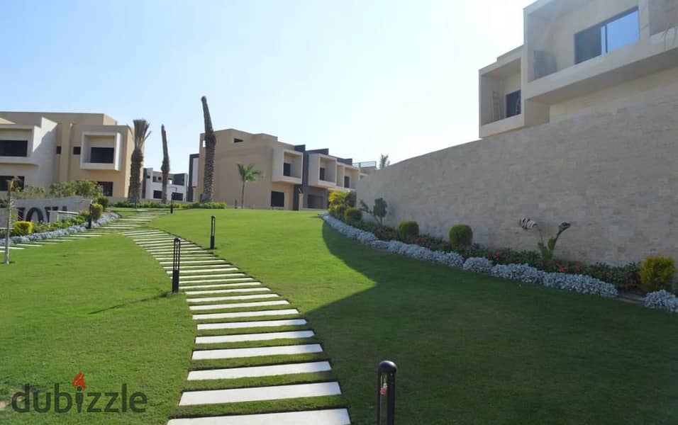 Live immediately in an apartment in a garden behind Mall of Arabia in Sheikh Zayed, in installments, in JOYA 9