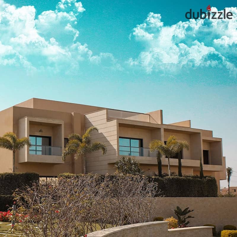 Live immediately in an apartment in a garden behind Mall of Arabia in Sheikh Zayed, in installments, in JOYA 16