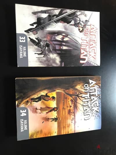 Attack on Titen Volume 33 & Volume 34 / هجوم العمالقة ٣٣ و ٣٤