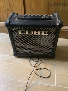 roland cube amplifier for guitar use امبليفير جيتار like new 0