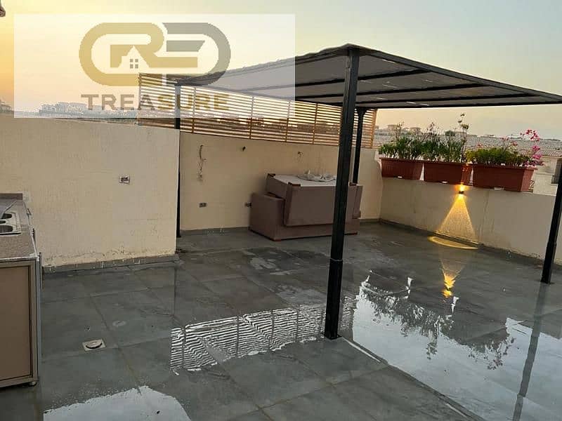 استوديو مع روف للبيع تشطيب كامل في ستون ريزيدنس - stone residence - التجمع الخامس 4