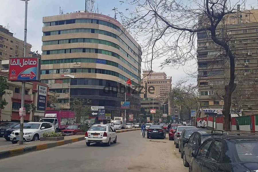 Dokki, Tahrir Main Street  Address: Next to Benzema Mobile and Koshari El Tahrir, a distinguished location, a golden opportunity next to the strongest 2