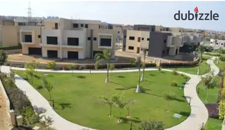 Ground floor apartment with garden, immediate delivery, in the eastern expansions, in front of Palm Parks, in installments 3