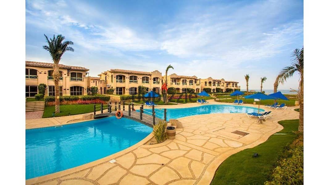 شاليه 150م ارضي  بجاردن للبيع متشطب في قرية لافيستا جاردن جاهز للمعاينة والاستلام Sea view 1