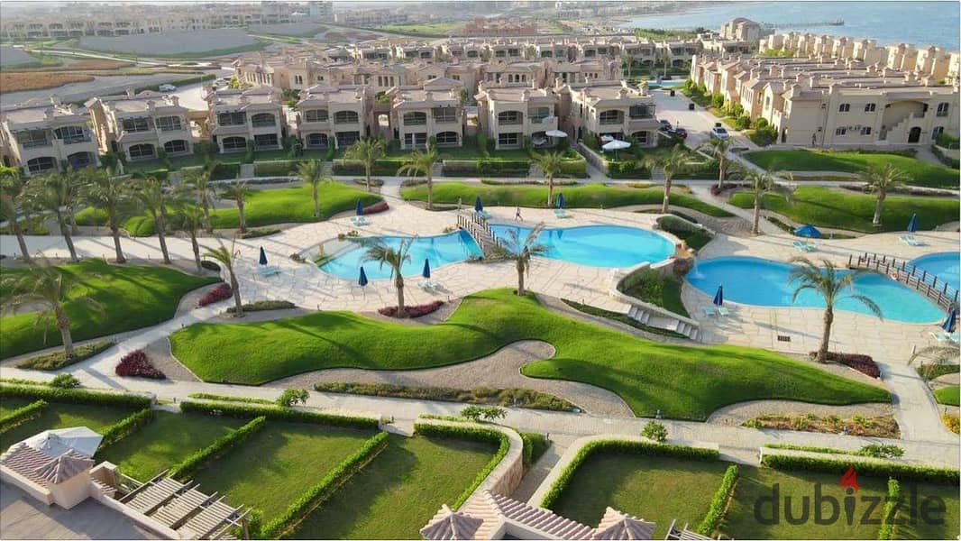 شاليه 150م ارضي  بجاردن للبيع متشطب في قرية لافيستا جاردن جاهز للمعاينة والاستلام Sea view 5